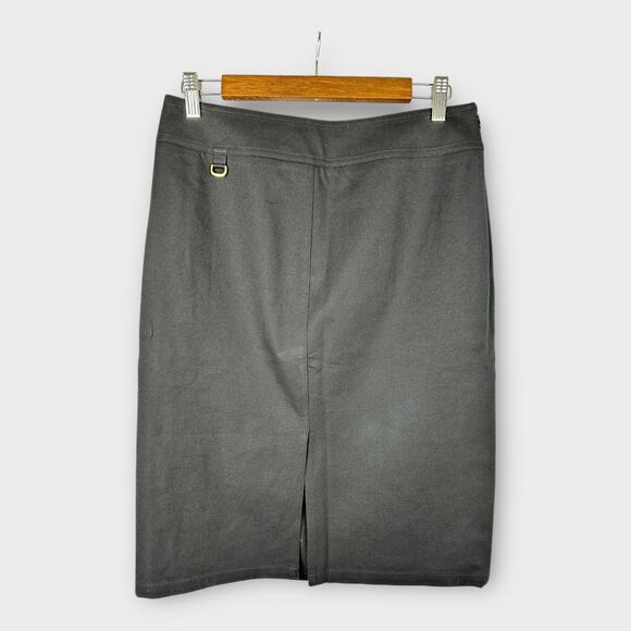 Dana Buchman Womens size 8 Pencil Skirt Black New With Slit 3449297 - Picture 1 of 10